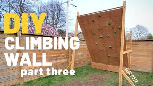 Free standing home climbing wall. Diy Building A Free Standing Climbing Wall Part 3 Vlog 028 Youtube