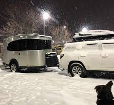 But, can airstreams be used for winter camping? Green Goddess Glamping Tails Of Wanderlust An Airstream Basecamp Tiny Trailer Owner Profile