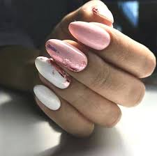 From high shine to roses in literal gold, here's some rose gold nail design inspo to match your summer rosé habits. 10 Elegant Rose Gold Nail Designs Ecemella