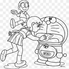 Download gambar 100 sketsa gambar kartun hitam putih gambarcoid via gambar.co.id. Doraemon Nobita Nobi Shizuka Minamoto Drawing Art Doraemon Angle White Mammal Png Pngwing
