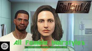 Fallout 4 list all hair and beard. All Female Hairstyles Fallout 4 Character Creation Youtube