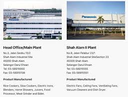 The first plant to manufacture household electrical appliances in malaysia namely electrical home shower, fan, vacuum cleaner, electric iron, blender. How You Could Have Made 935 Times Your Investment With Panasonic Manufacturing Malaysia Berhad