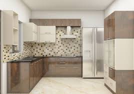 Opulus L Shaped Kitchen With Laminate Finish Kitchen Design Decor Kitchen Room Design Modular Kitchen Cabinets