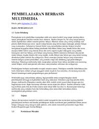Membuat media presentasi dengan power point. Doc Pembelajaran Berbasis Multimedia Maskur Saja Academia Edu
