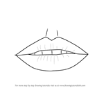 Complete the rest of the lips. Learn How To Draw Realistic Lips With Pencils Lips Step By Step Drawing Tutorials