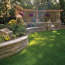 Cinder blocks are brittle so beware of flying bits of debris. How To Build A Retaining Wall The Home Depot