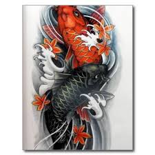 Goldfish start out silver gray, turn black, then slowly the black starts to fade, being replaced by light gold coloration. Red Black Gold Japanese Koi Fish Tattoo Japanese Koi Fish Tattoo Koi Tattoo Design Koi Tattoo