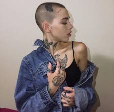 Tumblr Bald Girl Bald Women Girl Tattoos