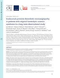 This oxford brookes calendar shows the structure of the academic year and includes three separate calendars for semester dates, exams and university holidays. Pdf Eculizumab Prevents Thrombotic Microangiopathy In Patients With Atypical Haemolytic Uraemic Syndrome In A Long Term Observational Study