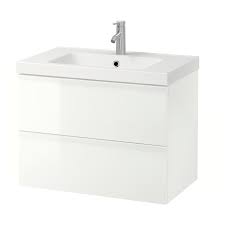 The beautiful kind of world we want. Godmorgon Odensvik Bathroom Vanity High Gloss White Dalskar Faucet Ikea