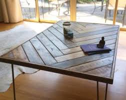 Herringbone Desktop Coffee Table Diy Coffee Table Shabby Chic Kitchen