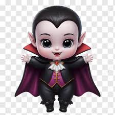 Gambar Anak Vampir Muda Memakai Tudung Ungu Dan Kolar Gelap, Muda,  Pontianak, Anak PNG dan Clipart untuk Muat turun Percuma