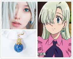 Seven Deadly Sins Nanatsu No Taizai Cosplay Elizabeth Earring Eardrop Dangler Seven Deadly Sins Anime Gifts Cosplay