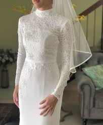 Off White Dress For Nikah Sammrepublic Kualalumpur Weddingdress Malaywedding Dress In 2020 Nikah Dress Nikah Outfit Hijab Wedding Dresses