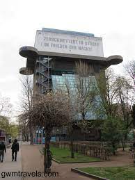 vienna austria haus des meeres a wwii flak tower converted to an aquarium five euros will get you acces flak tower exterior stairs historical architecture