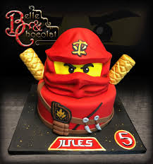Ninjago Kai Red Cake Ninjago Cakes Red Cake Lego Ninjago Cake