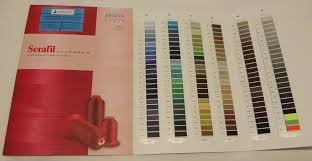 Colour Card Amann Serafil 8 10 15 20 30 40 60 80