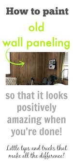 You are going to need a lot of paint. How To Paint Wall Paneling The Creek Line House