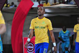 Mamelodi sundowns player hlompho kekana in the parking lot at the club's chloorkop headquarters ahead of a training session on august 26 . Tiyani Mabunda Conundrum For Mamelodi Sundowns