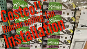 The powerful whisperwind™ motor and 137.16 cm (54 in.) blade span produces 143.14 cu m/min (5,055 cfm) which is sure to keep you cool in the summer and. Costco Hunter Ceiling Fan How To Install A Ceiling Fan Youtube