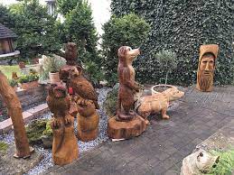 Biete hier 2 sehr schöne große holzpilze in form vom steinpilz für gartendeko. Kettensagenkunst Skulpturen Figuren Fur Den Garten Unikateausholz De Figuren Und Skulpturen Aus Holz Kettensagenkunst Gartendekoration