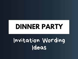 Invitation messages for dinner party. 46 Best Dinner Party Invitation Wording Ideas Templates