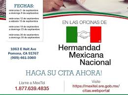 El Consulado General De Mexico Estara En Nuestra Oficina De Pomona El Mes De Septiembre Si Tienes Que Renovar Tu Matricula Consular O P California Immigration