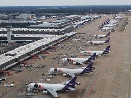 Fedex Fleet Aviation Memphis International Airport Aviation Image