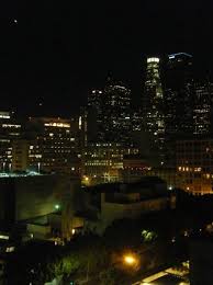 Night Views From Room Picture Of Doubletree By Hilton Hotel Los Angeles Downtown Tripadvisor