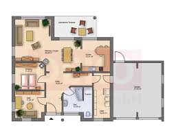 Grundriss Langliches Haus Grundriss Bungalow Mit Integrierter Garage Haus Bauen Grundriss Bungalow Haus Grundriss
