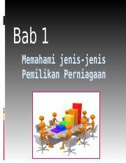 Usahawan bumiputera perlu ambil tahu justeru itu, sokongan kemudahan pembiayaan perniagaan ini diklasifikasikan kepada beberapa jenis. Bab 1 Memahami Jenis Jenis Pemilikan Perniagaan Ppt Bab 1 Memahami Jenis Jenis Pemilikan Perniagaan Objektif Pembelajaran 1 Memahami Jenis Jenis Course Hero