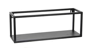 Ouvrez les portes du plus beau 59 80 umbra bibliothèque murale mystérieuse. Etagere Murale Parallelepipede En Metal Noir 40x12x15cm Etageres Murales Pier Import