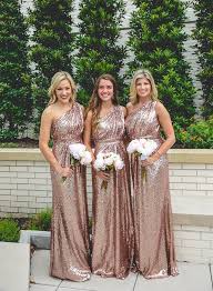 40 Rose Gold Metallic Wedding Color Ideas Gold Sequin Bridesmaid Dress Rose Gold Sequin Bridesmaid Dress Rose Gold Bridesmaid Dress