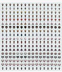 You can create a pixel art template which others can use to create characters and avatars easily. Click For Full Sized Image Pixels Danganronpa 1 Pixel Sprites 1410x1586 Png Download Pngkit