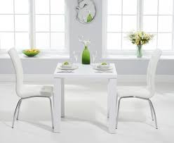 Order now for free delivery. Atlanta 80cm White High Gloss Dining Table With 2 Calgary Chairs 369 00 Save Up To 47 Off