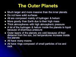 The Outer Planets And Their Moons Essential Questions What Characteristics Do The Outer Planets Have In Common What Characteristics Distinguish Ppt Download