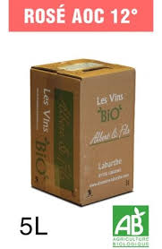Bag In Box 5l Cubi Vin Rose Gaillac Aoc Bio Sarl Albert Labarthe Cubi Vin Vin Bio Vins