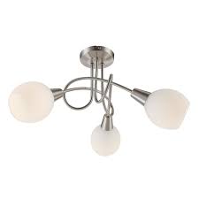 eek a led deckenleuchte elliott 3 flammig silber nickel globo lighting online kaufen bei woonio deckenlampe led deckenleuchte led