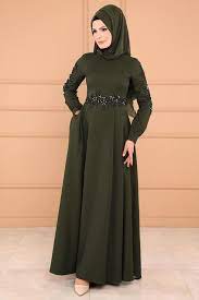 Modaselvim Elbise Gupuru Incili Pileli Elbise Msw8494 Haki Elbise Giyim Moda Stilleri