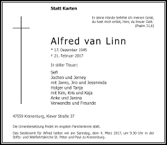 Dies ist vor allem in größeren unternehmen von bedeutung. Alle Traueranzeigen Fur Alfred Van Linn Trauer Rp Online De