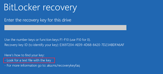 When opening encrypted data when logged into the user account that generated the certificate, the decryption process is transparent and the files are opened normally. Bitlocker Recovery Guide Windows 10 Microsoft 365 Security Microsoft Docs