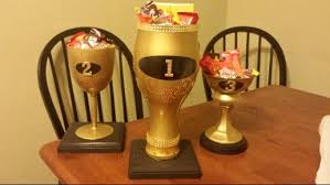 Upcycled Diy Trophies Diy Trophy Homemade Trophies Amazing Race Party