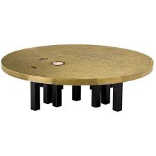 Rs 8,000 / piece get best price. Large Jean Claude Dresse Etched Brass Inlayed With Agate Coffee Table For Sale At 1stdibs