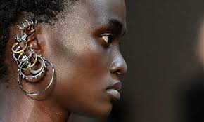 However, you may see a bit more colorful jewelry on women more than you would on men. The Curated Ear Why Delicate Decorative Piercings Are The New Tattoos Women S Jewellery The Guardian