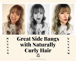 Bangs curly hair on pinterest | naturally curly hairstyles short. 50 Bangs Curly Hairstyles For Any Occasion Look Fashionable Always