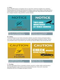 Maybe you would like to learn more about one of these? Pengertian Notice Caution Dan Warning