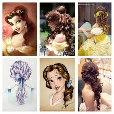 Belle Hairstyle Princess Hairstyles Princess Belle Hair