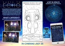 A simple alexa skill to print coloring pages using lambda and a raspberry pi with 1. Earth To Echo Activity Sheet Movies For Kids