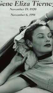 Gene and Clark Gable in Never Let Me Go (1953).