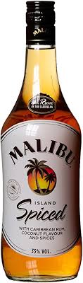 Malibú) is a beach city in western los angeles county, california, situated about 30 miles (48 km) west of downtown los angeles. Malibu Island Spiced Likor 1 X 0 7 L Amazon De Bier Wein Spirituosen